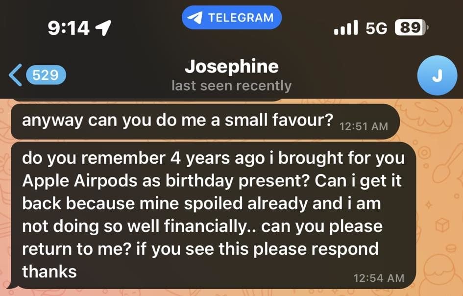 Woman asks friend to return Airpods gift from 4 years ago as hers aren't working