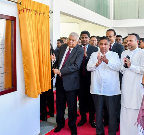 President opens Ratnapura Gem Tower