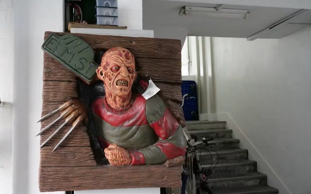 Residents creeped out by Freddy Krueger collectible hung outside Boon Lay HDB flat