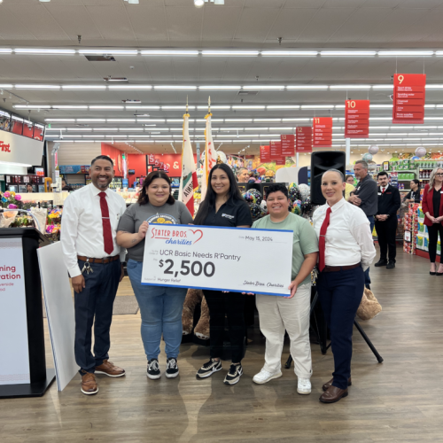UCR’s R’Pantry receives donation from Stater Brothers Charities