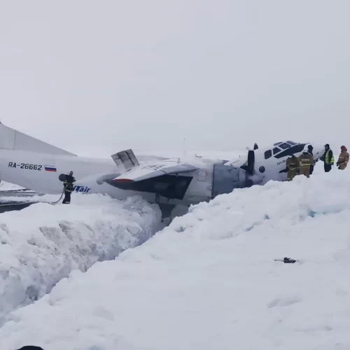 Russian plane emergency landing Arctic 1